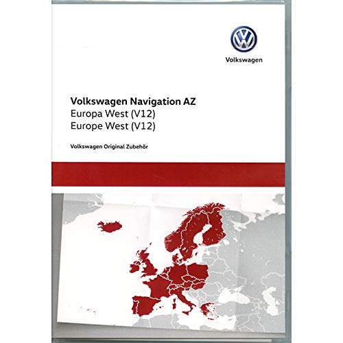 Volkswagen 3AA051866BE - Tarjeta SD Original de VW V12 Europa West RNS 315 Sistema de navegación Navi Software Actualización, sólo para Plataforma AZ