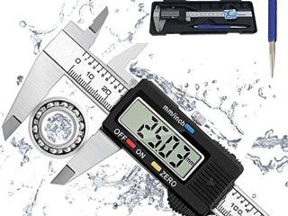 VOLTGY- Calibre Digital Profesional. Incluye Granete Gratis- Pie de Rey o Calibrador de Acero Inoxidable de 150mm con Precisión de 0.01mm.