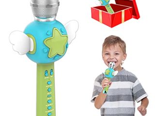 VOZKOM Karaoke Microfono Niños, Karaoke Infantil, Juguetes Niños 2-6 Años, Niños