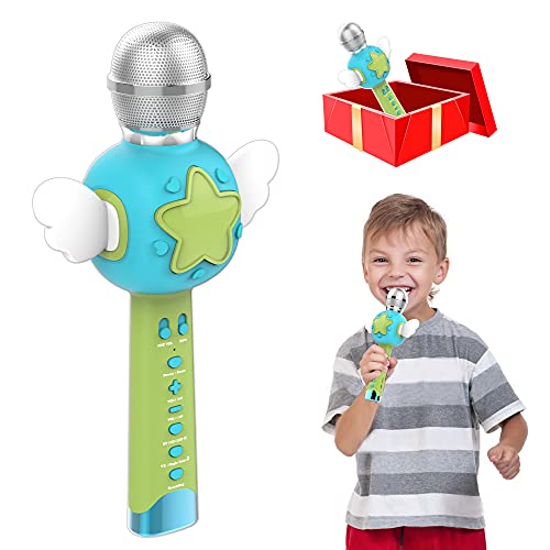 VOZKOM Karaoke Microfono Niños, Karaoke Infantil, Juguetes Niños 2-6 Años, Niños