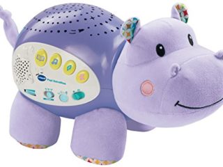 VTech Baby - Popi estrellitas, Proyector de bebe con música relajante para ayudarle a dormir, historias, sonidos de la naturaleza, rimas infantiles y canciones de cuna, temporizador (80-180922)