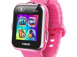 VTech - Kidizoom Smart Watch DX2, Reloj inteligente para niños, doble cámara de fotos, vídeos, juegos, color Rosa, Versión ESP (80-193857)