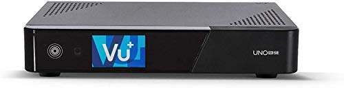 VU+ Uno 4K SE Twin Tuner Linux - Sintonizador Receptor (UHD, 2160p), Negro