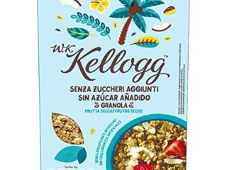 W. K. Kellogg Granola Sin azúcares añadidos Frutos Secos - Cereales en granola con frutos secos - Paquete de 300 g