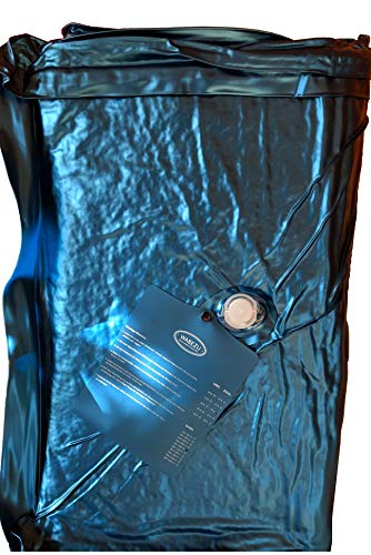 Wabezu - Colchón de agua de núcleo doble, 90 x 220 cm, para camas de agua Softside de 180 x 220 cm