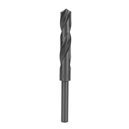 Wacent Broca helicoidal HSS de vástago reducido, Pieza de Metal Duradera 1 Pieza 1/2 Pulgada diámetro 14/14.5/15/15.5mm(15.5mm)