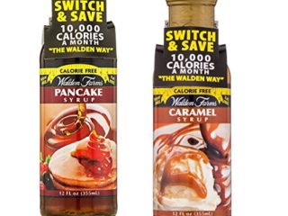 Walden Farms Sirope de arce libre de calorías, salsa de arce y caramelo Syrup (2 x 355 ml)