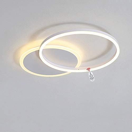 Wandun Lámpara LED de Techo Moderna Redondo Plafon de Techo Lámpara Accesorio de Iluminación para Sala de Estar, Dormitorio, Comedor Iluminación de Techo Lámpara de Bajo Consumo