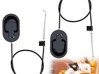 WANTOUTH 2 Pcs Palanca Sofa Reclinable Tirador Sillon Reclinable Universal con Cable para Sillon Relax Palanca para Sillon Relax Durables Repuestos para Sofás Reclinables Accesorios para Reparar Sofá