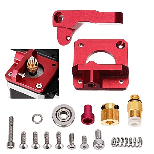 WANTOUTH Extrusor Ender 3 de Repuesto MK8 Extrusor Mejorada de Aluminio Partes del Extrusor Kit de Extrusora de Impresora 3D para Creality Ender 3/3 Pro CR-10 CR-10S CR-10 S4 CR-10 S5 Versión Derecha