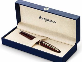 Waterman Carène Pluma Estilográfica, Marrón (Marine Amber), Punta Fina