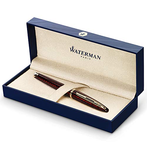 Waterman Carène Pluma Estilográfica, Marrón (Marine Amber), Punta Fina