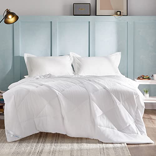 Wavve Edredón Relleno Nórdico 240x260 cm para Cama 180, Edredón de Fibra 150gr/m², Suave, Transpirable para Primavera y Verano (260x240 cm)