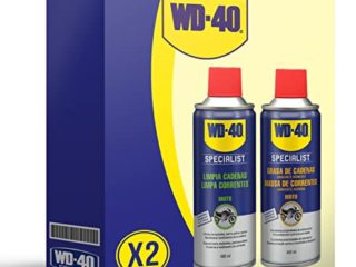Wd 40 - Wd40 Specialist Motorbike - Pack Spray Limpiacadenas 400Ml + Grasa De Cadenas 400Ml Moto Motorcycle Accesories