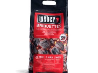 Weber 1759070 - Briquetas 4 kg, Negro