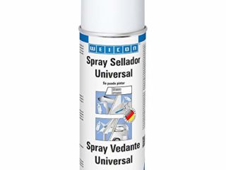 WEICON 11553400-36 Spray Universal, Color: Blanco, 400ml, Compuesto de Sellado, Impermeable, para Uso Interior y Exterior