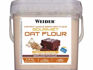 Weider Oat Gourmet. Harina de Avena Integral. Fuente de proteína con bajo contenido en azúcares. Sabor Brownie (1,9 kg)
