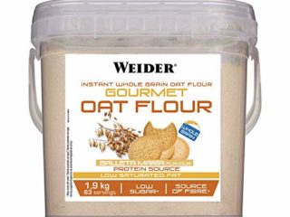 Weider Oat Gourmet. Harina de Avena Integral. Fuente de proteína con bajo contenido en azúcares. Sabor Galleta María (1,9 kg)