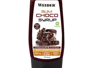 Weider Victory Syrups Slim Choco. Sirope de Chocolate. Cero Grasas y Cero Azúcares. Apto para veganos. 350 gr