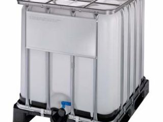 Werit Contenedor Depósito 600 litros con Palet de plástico