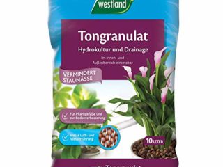 Westland granulado de arcilla expandida, 10 l – Arlita para el cultivo hidropónico, sustrato para drenaje, para interiores y exteriores