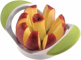 Westmark Divisor / cortador de manzanas, 17,5 x 10,5 x 6,5 cm, Acero inoxidable / plástico, 8P, Blanco / verde / plateado, 51622270