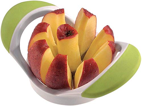 Westmark Divisor / cortador de manzanas, 17,5 x 10,5 x 6,5 cm, Acero inoxidable / plástico, 8P, Blanco / verde / plateado, 51622270