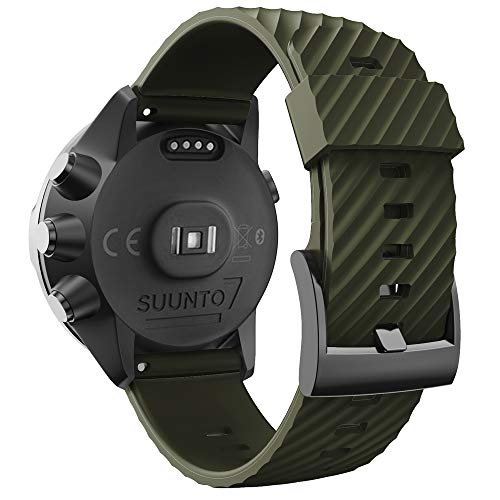 WIIKAI Pulsera de Repuesto Compatible para suunto 7/9/9 baro/Spartan Sport/D5 Silicona Reloj de Pulsera,