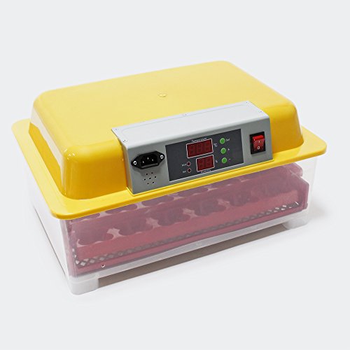 WilTec Incubadora automática Capacidad para 24 Huevos, Incubación Cría Aves de Corral Pollos Patos Granja