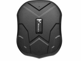 Winnes Localizador GPS,Localizador GPS para automóvil,Carga de 5000 mAh,90 días de Espera, ubicación en Tiempo Real GPS Tracker,cinturón antirrobo Impermeable aplicación Gratuita TK905