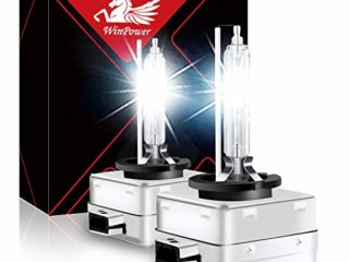 WinPower D1S Bixenon 35W Luz Xenon Bombilla HID Kit Faro Lámpara de descarga gaseosa 85V Coche 6000K White Xtreme Vision (2 Bombillas)