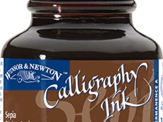 Winsor & Newton Calligraphy Ink Tinta para Caligrafía, Marrón (Sepia), 30ml