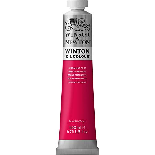 Winsor & Newton Winton - Tubo de Pintura al Óleo, 200 ML, rosa (Rosa Permanente)