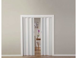 With Oak - Puerta doble efecto plegable, color blanco (770045422)