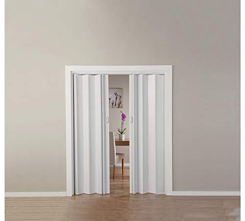 With Oak - Puerta doble efecto plegable, color blanco (770045422)