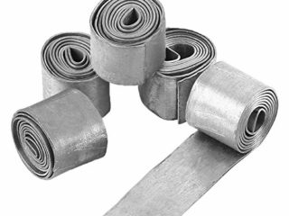 Wohlstand Suave Hoja de Plomo 5 Rollos Rollo de Plomo Rollo de Pesca Aparejos de Pesca Pesca Plomo Suave Accesorios de Pesca Hoja Suave Rollo de Plomo para Equilibrar Los Accesorios de Pesca 0.6mm