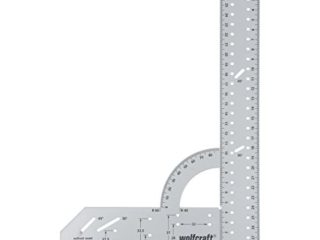 wolfcraft Escuadra universal, 5205000, Para medir, trazar, dibujar y hacer cortes guiados
