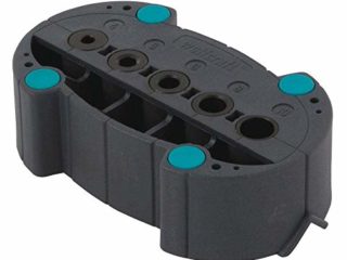 wolfcraft Guía para taladrar móvil accumobil I 4685000 I Guía sencilla y precisa para taladrar agujeros perfectamente verticales