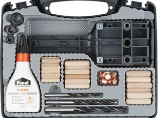 wolfcraft Juego universal de maestro de ensamblaje para madera de 78 piezas, 4645000, El juego,nicial para principiantes para todas las uniones de madera