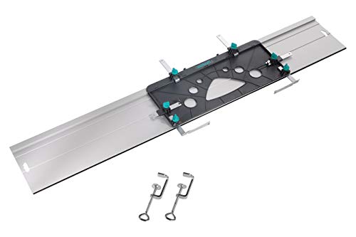 wolfcraft Riel de guía FKS 115, 6910000, Sistema de guía para sierras circulares de mano