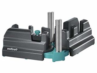 wolfcraft Soporte de ajuste y corte, 6948200, Producto 2 en 1 para rodapiés exactos