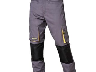 Wolfpack 15017085 - Pantalon de trabajo Gris/Negro,Talla 38/40 S