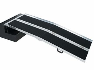 WORHAN® 1.83m Rampa Plegable Carga Silla de Ruedas Discapacitado Movilidad Aluminio Anodizado Modelo de Alta Adherencia 183cm R6J