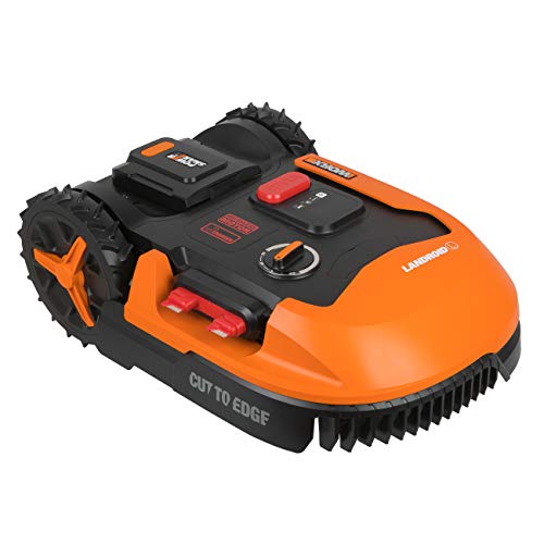 WORX Landroid L WR147E - Robot cortacésped con batería para jardines de hasta 1000 m² (especialmente silencioso)