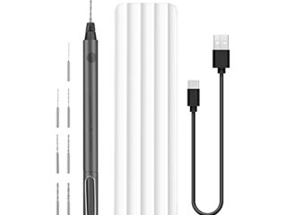 Wowstick Mini Taladro Inalámbrico, Taladro Portátil Recargable USB, Taladro Eléctrico Multifunción con 8 Accesorios, Carga de 40 Minutos, Ideal para Plástico, Madera, DIY