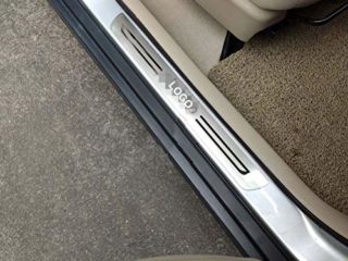 wuwenjun Accesorios de Coche de Placa de Desgaste de umbral de Puerta de Acero Inoxidable 4 Uds para Mitsubishi Space Star 2019 2020