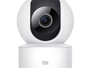 Xiaomi Cámara Mi 360° (1080p), cámara de vigilancia, Vista a 360°, resolución 1080p, detección Humana AI, Control de Voz, Soporte tecnología WDR, Blanco, versión Italiana