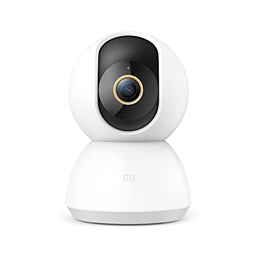 Xiaomi - Mi 360° Home Security Camera 2K, Resolución 2K -Detección Humana con IA -Lente 6P -Abertura F1.4, Color Blanco
