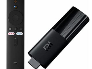Xiaomi Mi TV Stick con control remoto Bluetooth con Google Assistant y botón de marcación rápida Netflix + Prime Video (Android TV 9.0 con Google Playstore, Smart Cast, Dolby, WiFi)