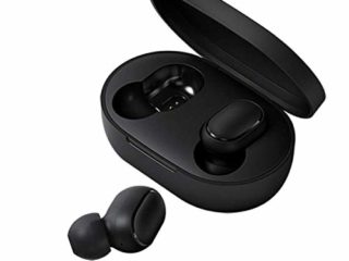 Xiaomi Redmi Airdots - Auriculares inalámbricos (Bluetooth, estuche de carga magnética, micrófono), color negro
